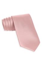 Men's Dessy Collection Satin Tie, Size - Pink