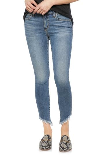 Women's Joe's Icon Frayed Hem Ankle Skinny Jeans - Blue