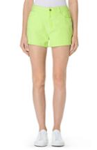 Women's J Brand Sun Gracie High Waist Denim Shorts - Green
