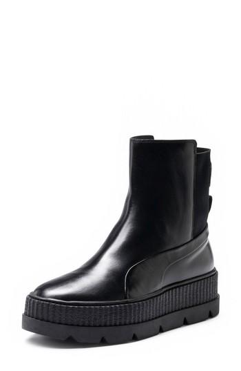 Women's Fenty Puma By Rihanna Chelsea Boot Creeper Sneaker M - Black