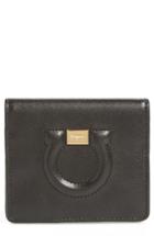 Women's Frye Melissa Leather Continental Wallet - Grey