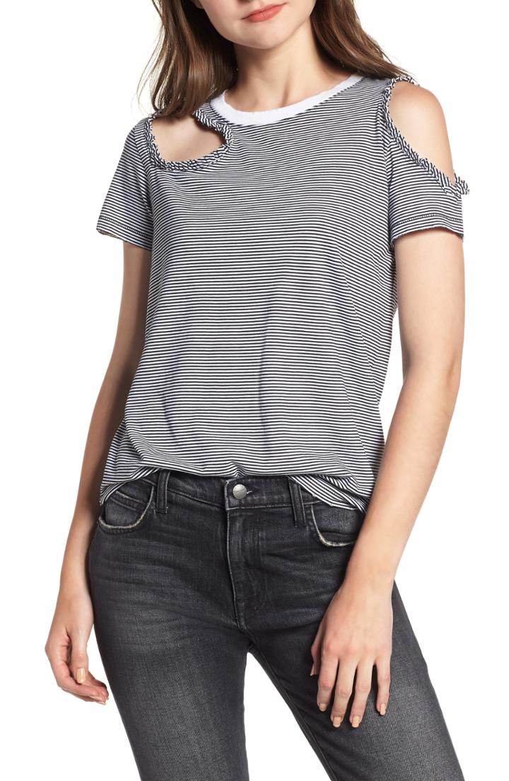 Women's Eberjey Winter Heather Slouchy Tee - Grey