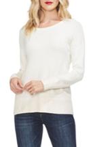 Women's Vince Camuto Long Sleeve Foiled Ombre Sweater - White