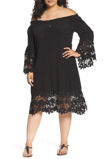 Women's Muche Et Muchette Jolie Lace Accent Cover-up Dress, Size - Pink
