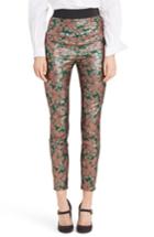 Women's Dolce & Gabbana Metallic Jacquard Leggings Us / 40 It - Pink