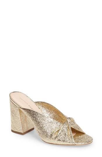 Women's Loeffler Randall Laurel Slide Sandal .5 M - Metallic