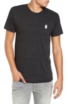 Men's Casual Industrees Nw Trident Embroidered T-shirt, Size - Black