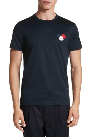 Men's Moncler Bells T-shirt, Size - Blue