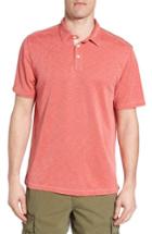 Men's True Grit Lux Textured Slub Pique Polo - Red