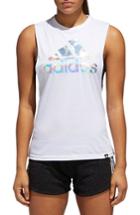 Women's Adidas Iridescent Tank - White