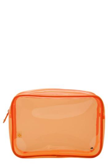 Stephanie Johnson Miami Jumbo Zip Cosmetics Case, Size - Miami Orange
