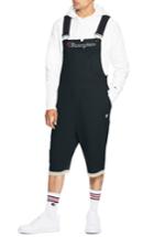 Men's Champion Reverse Weave Terry Short Overalls - Black