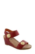 Women's Taos 'carousel 2' Wedge Sandal Eu - Red