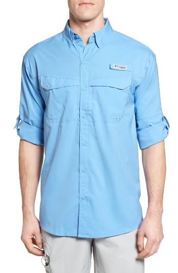 Men's Columbia Low Drag Offshore Woven Shirt - Blue
