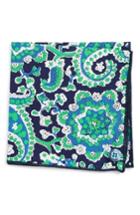 Men's Armstrong & Wilson Green Plant Cotton Pocket Square