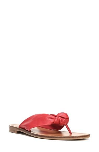 Women's Diane Von Furstenberg Etna Knotted Sandal M - Red