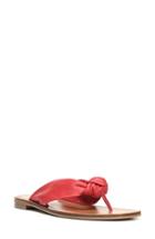 Women's Diane Von Furstenberg Etna Knotted Sandal M - Red