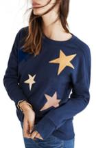 Women's Madewell Starry Sweatshirt, Size - Blue