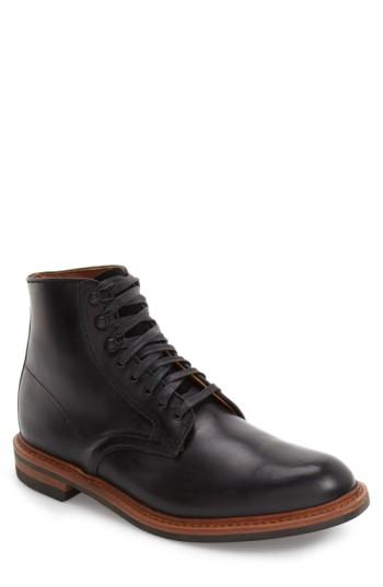 Men's Allen Edmonds 'higgins Mill' Plain Toe Boot .5 Eee - Black