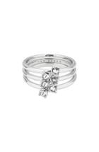 Women's Ted Baker London Elwyn Princess Sparkle 3-piece Stack Rings