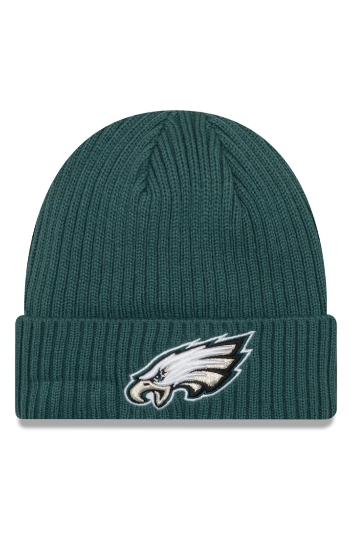 Men's New Era Cap Core Logo Beanie - Green