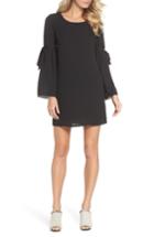 Women's Forest Lily Bell Sleeve Dress - Black