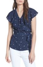 Women's Chelsea28 Wrap Top, Size - Blue