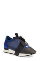 Women's Balenciaga Mixed Media Sneaker Us / 38eu - Blue