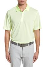 Men's Cutter & Buck Trevor Stripe Drytec Polo - Yellow