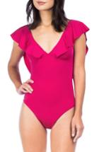Women's Trina Turk One-piece Ruffle Swimsuit - Pink