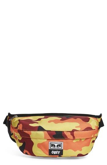 Men's Obey Drop Out Sling Bag - Orange