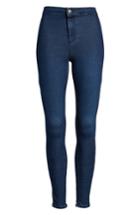 Women's Topshop Moto 'joni' Super Skinny Jeans - Blue
