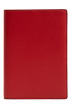 Smythson Hero Leather Passport Cover - Red