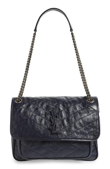 Saint Laurent Medium Niki Leather Shoulder Bag -