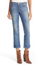 Women's The Great. The Nerd Low Rise Crop Jeans - Blue