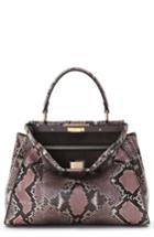 Fendi 'small Peekaboo' Genuine Python Satchel -
