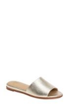 Women's Marc Fisher D Wyndi Slide Sandal, Size 5 M - Metallic
