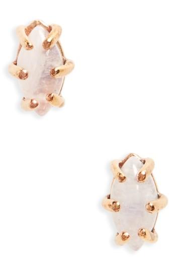 Women's Madewell Moonstone Stud Earrings