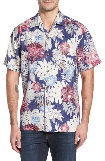Men's Tommy Bahama Desert Blooms Original Fit Print Silk Camp Shirt