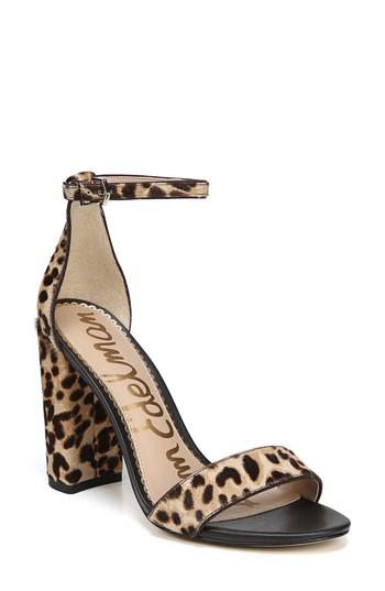 Women's Sam Edelman Yaro Ankle Strap Sandal .5 M - Brown