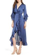 Women's Morgan & Co. Foldover Neckline Party Dress