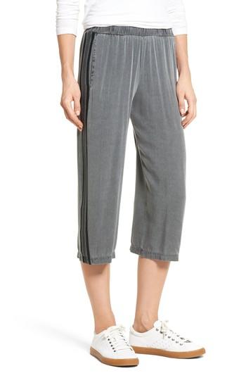 Women's Stateside Stripe Crop Pants - Grey