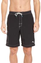Men's Tommy Bahama Baja Beach Board Shorts, Size - Black