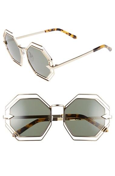 Women's Karen Walker 'emmanuel' Octagonal 55mm Sunglasses -