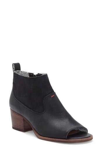 Women's Ed Ellen Degeneres Traison Peep Toe Bootie M - Black