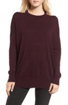 Women's Splendid Canarise Cutout Sweater - Purple