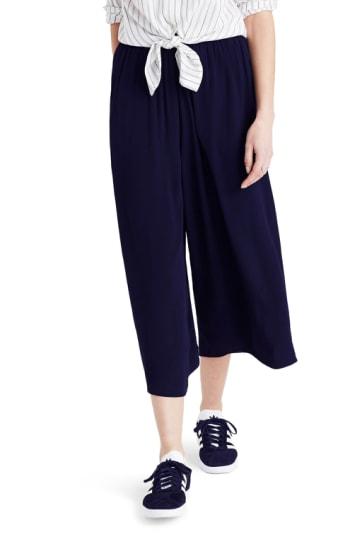 Women's Madewell High Rise Crop Pants, Size - Blue