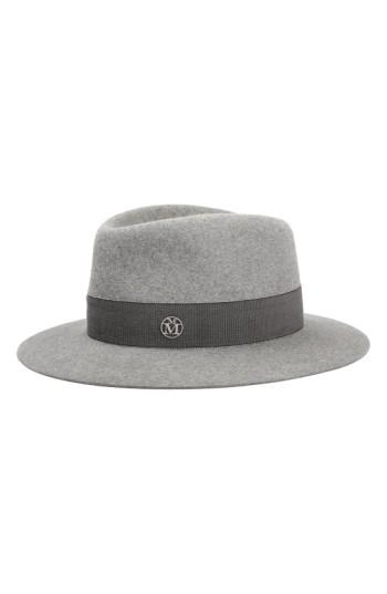 Women's Maison Michel Andre Fur Felt Hat - Grey