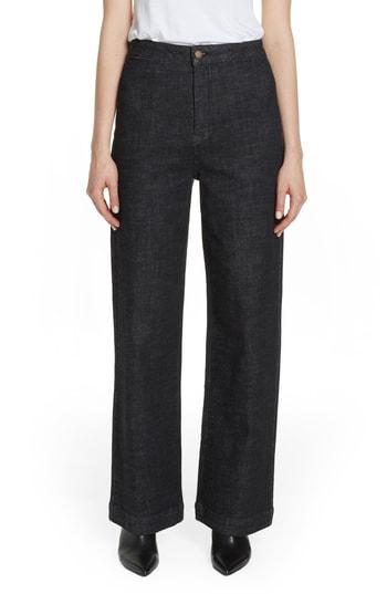Women's Apiece Apart High Waist Flare Jeans - Blue