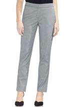 Women's Vince Camuto Classic Houndstooth Slim Leg Pants - Black